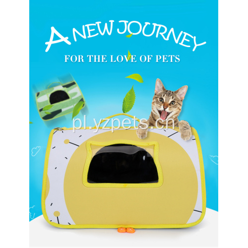 Hurtowa luksusowa składana torba podróżna na psa